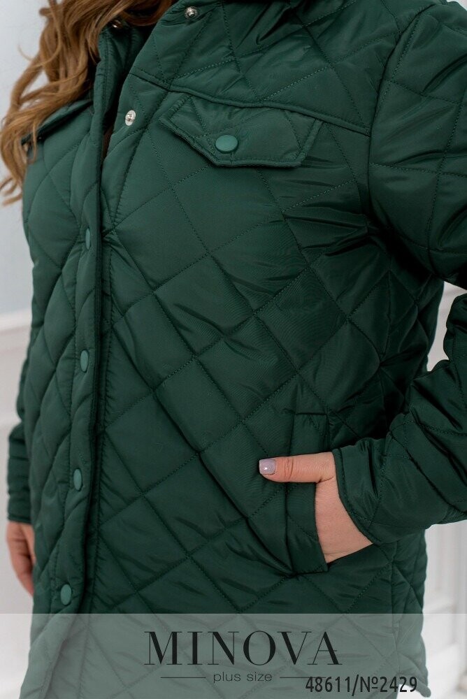 Куртка №2429-Зелений