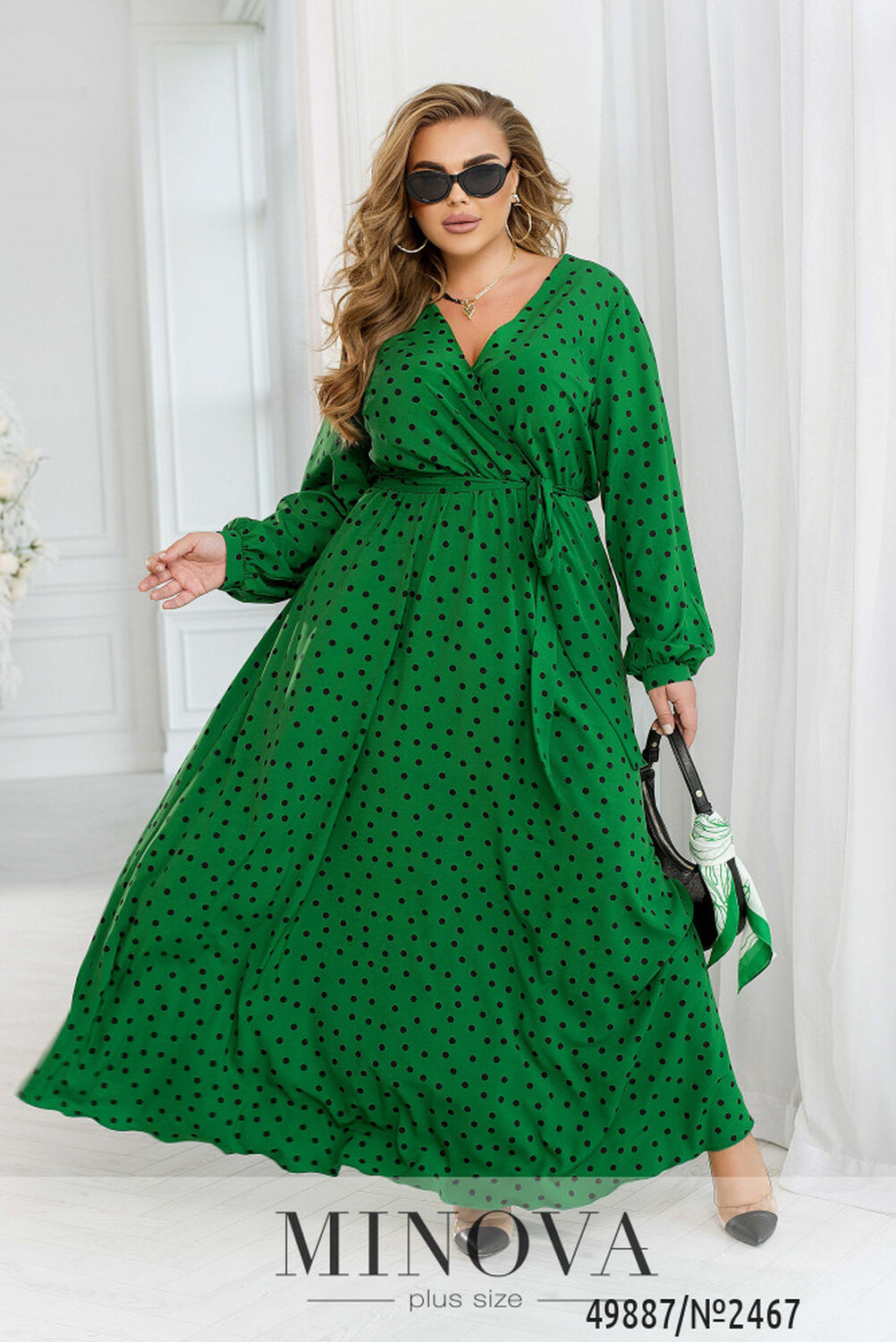 Сукня №2467-зелений