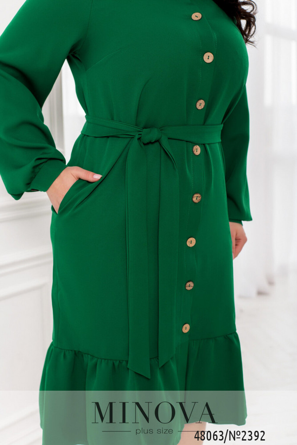 Сукня №2392-зелений